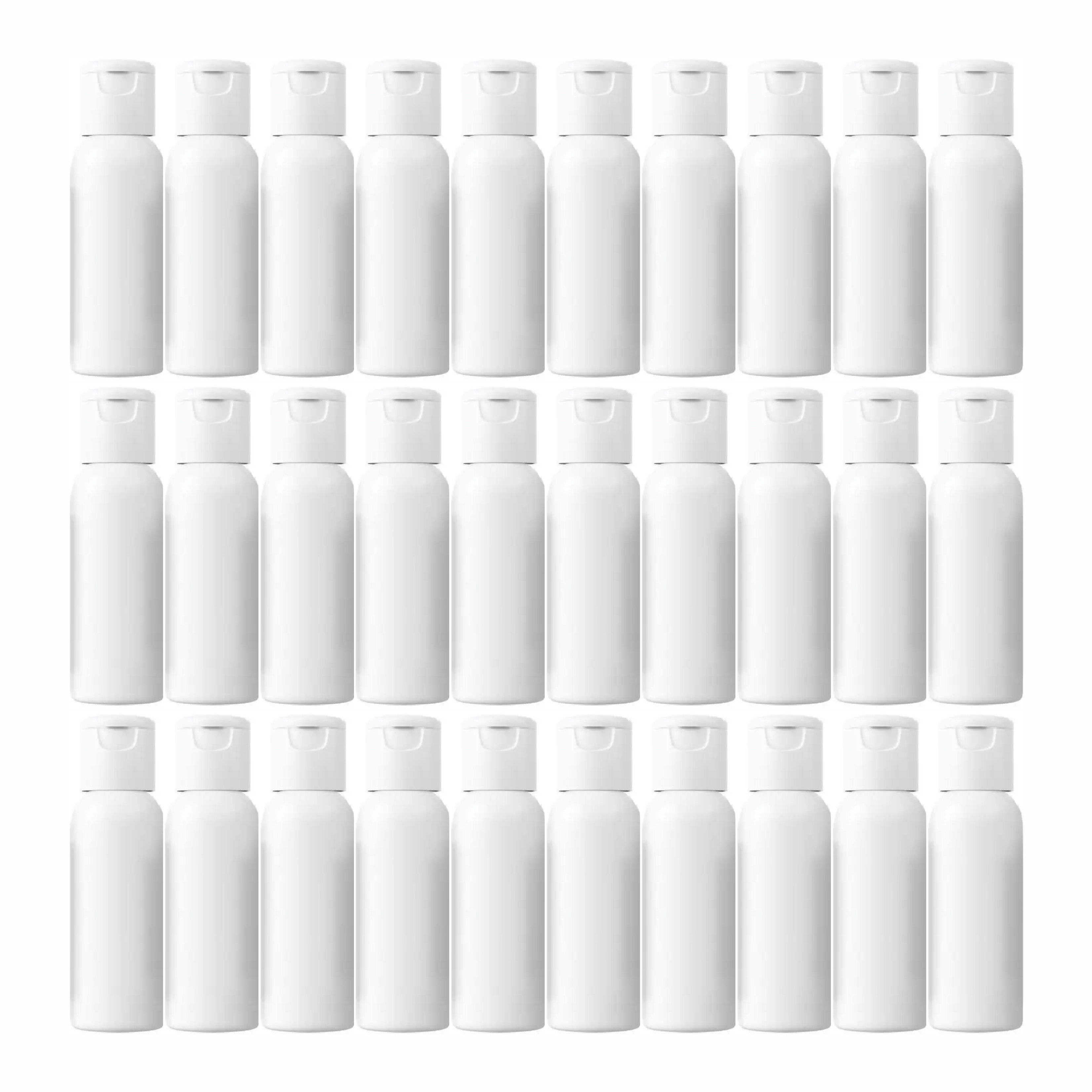 shoprythm Packaging,Plastic Travel Bottles Pack of 60 Plastic Empty FlipTop Bottles 30ml shoprythm Packaging,Plastic Travel Bottles Pack of 60 Plastic Empty FlipTop Bottles 30ml